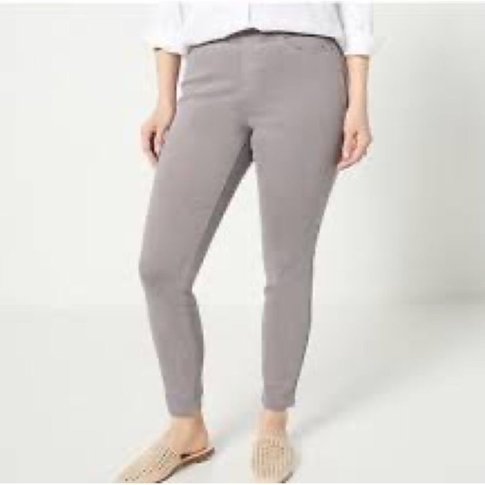 Denim & Co. Cozy Touch Denim Pull-On Jeggings